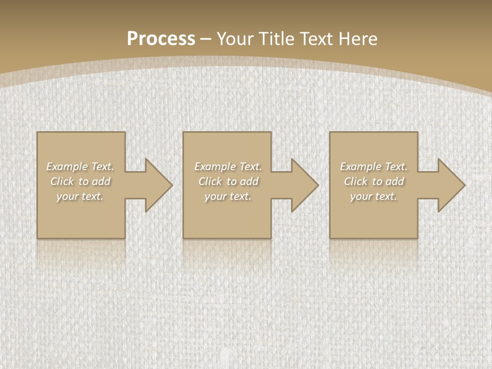Burlap Texture Design PowerPoint Template