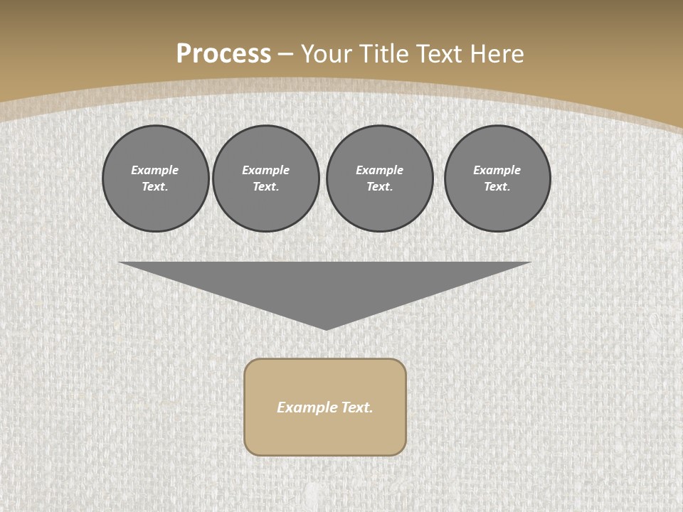 Burlap Texture Design PowerPoint Template