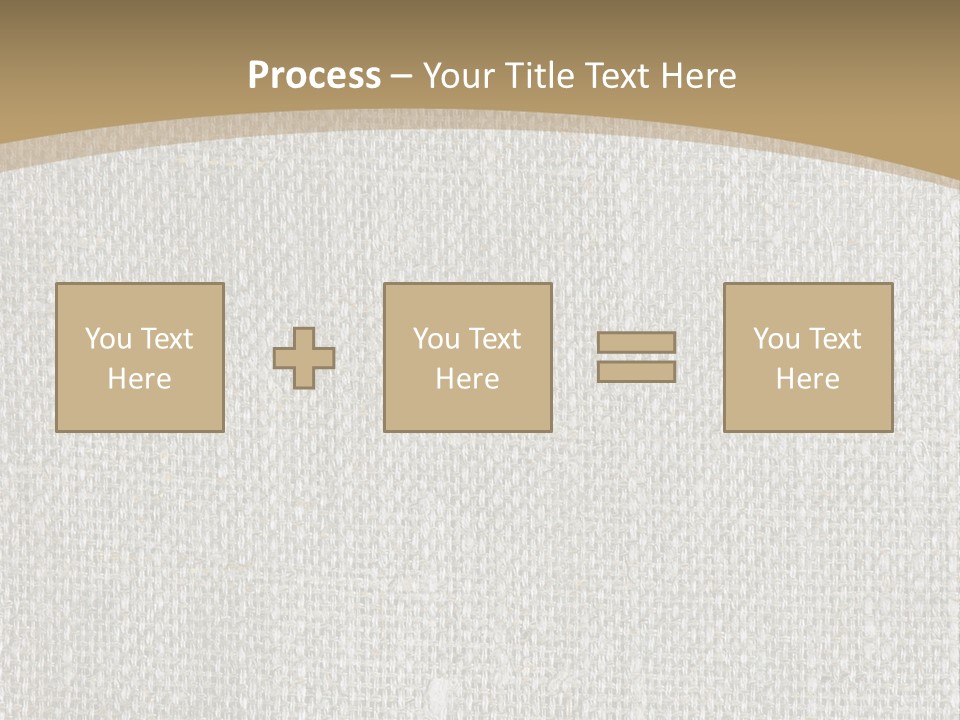 Burlap Texture Design PowerPoint Template