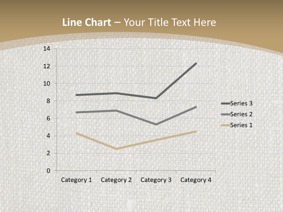 Burlap Texture Design PowerPoint Template