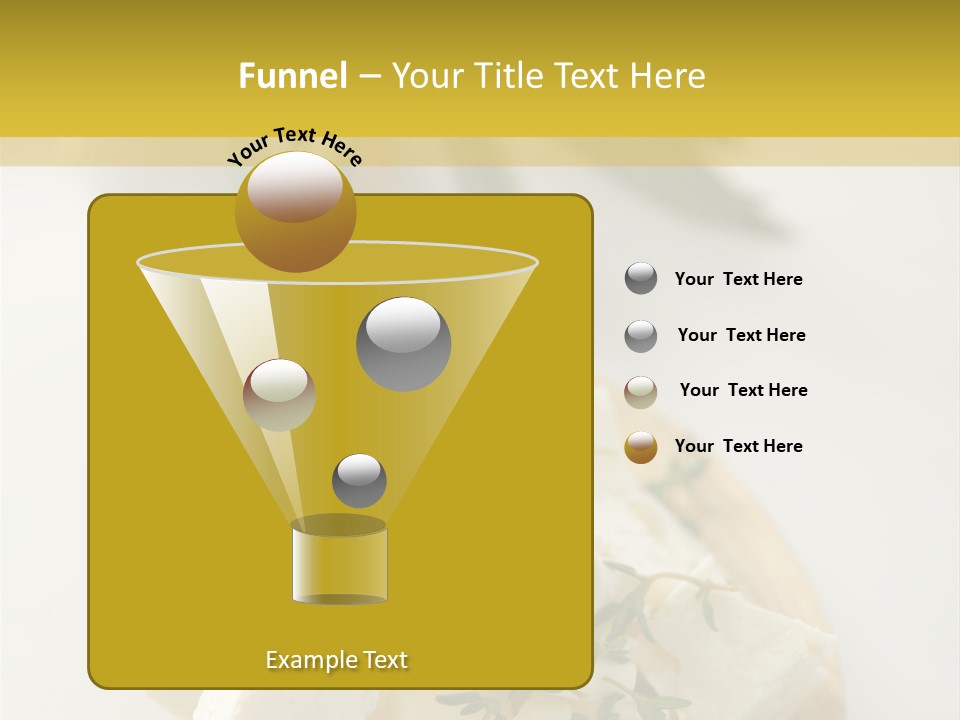 Diced Dairy Greek Cuisine PowerPoint Template