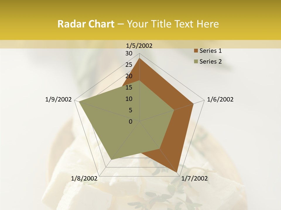 Diced Dairy Greek Cuisine PowerPoint Template