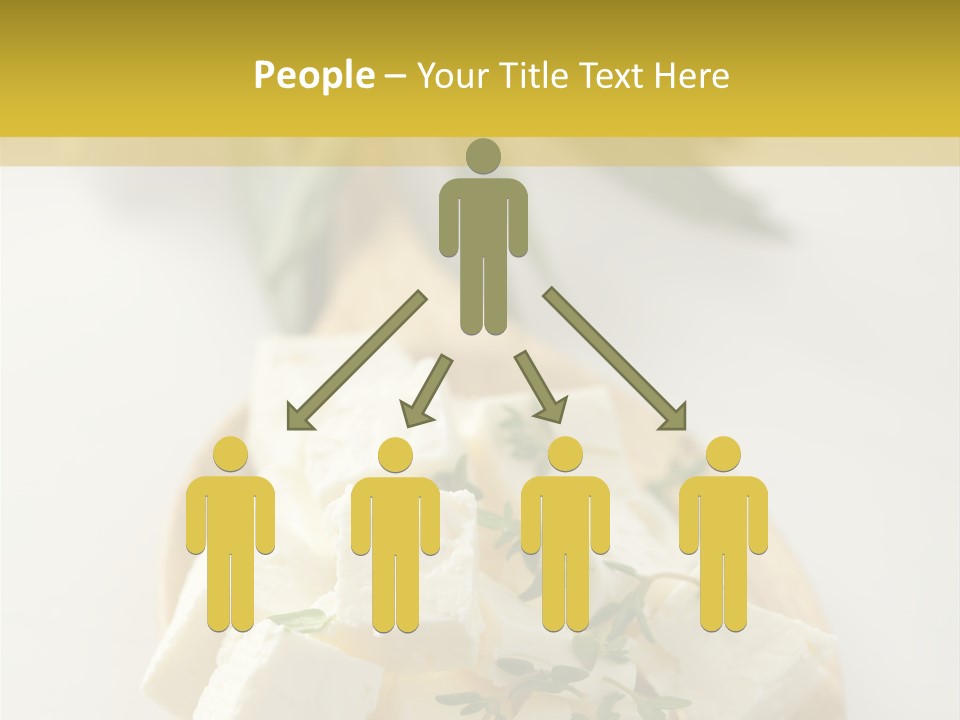 Diced Dairy Greek Cuisine PowerPoint Template