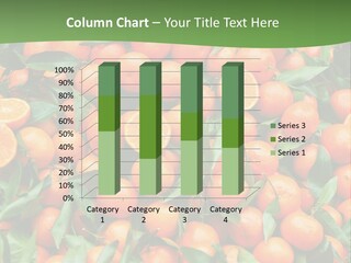 Nature Mandarin Vegetarian PowerPoint Template