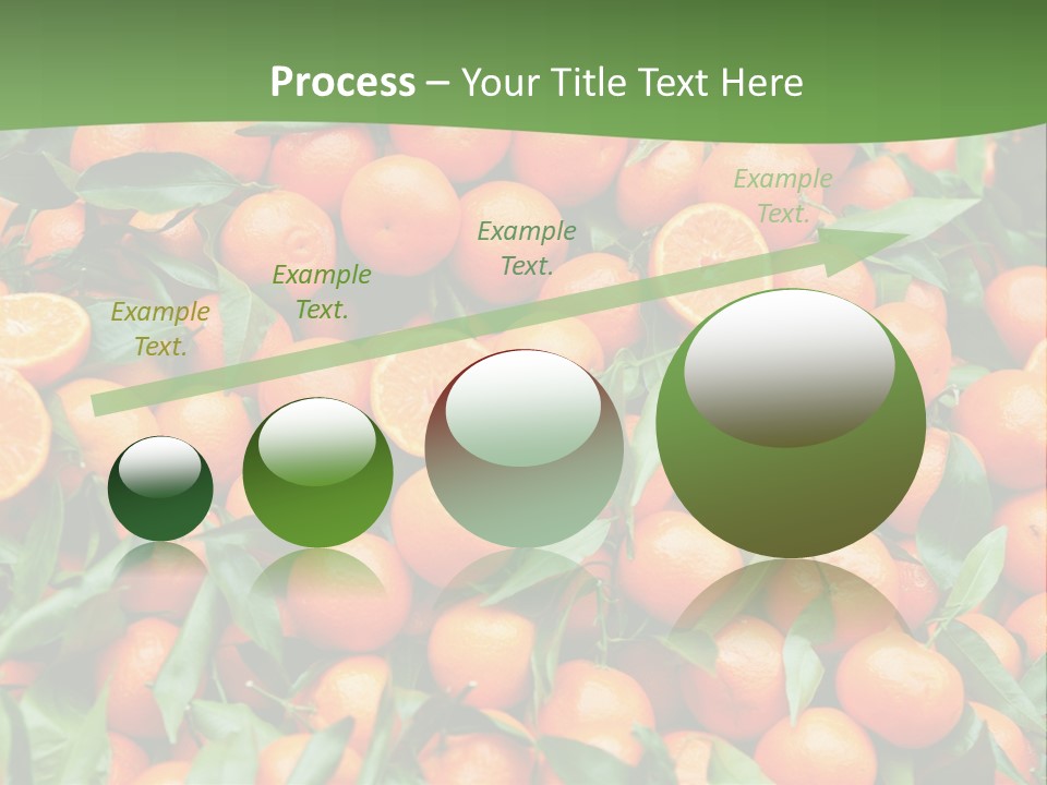 Nature Mandarin Vegetarian PowerPoint Template