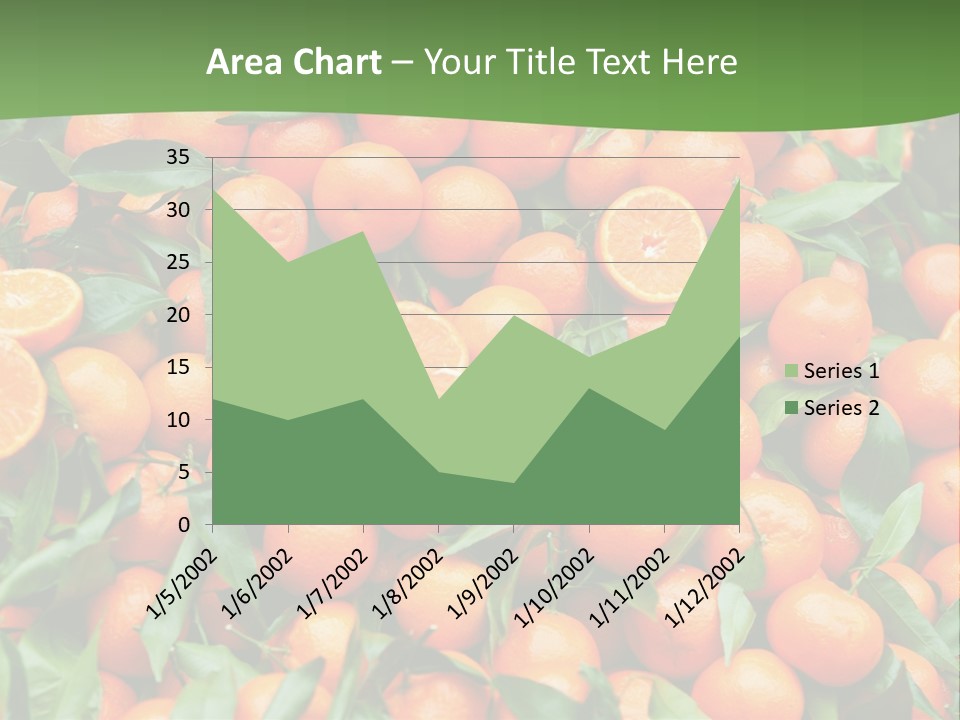 Nature Mandarin Vegetarian PowerPoint Template
