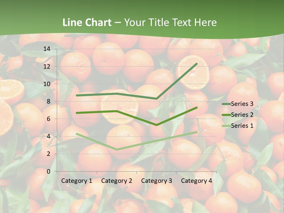 Nature Mandarin Vegetarian PowerPoint Template