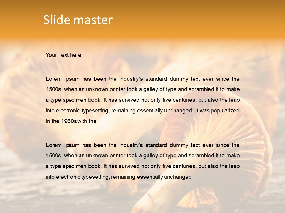 Wild Yellow Horizontal PowerPoint Template