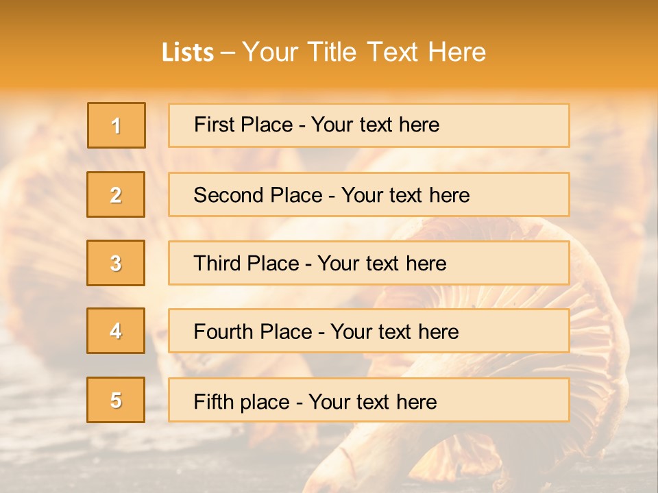 Wild Yellow Horizontal PowerPoint Template