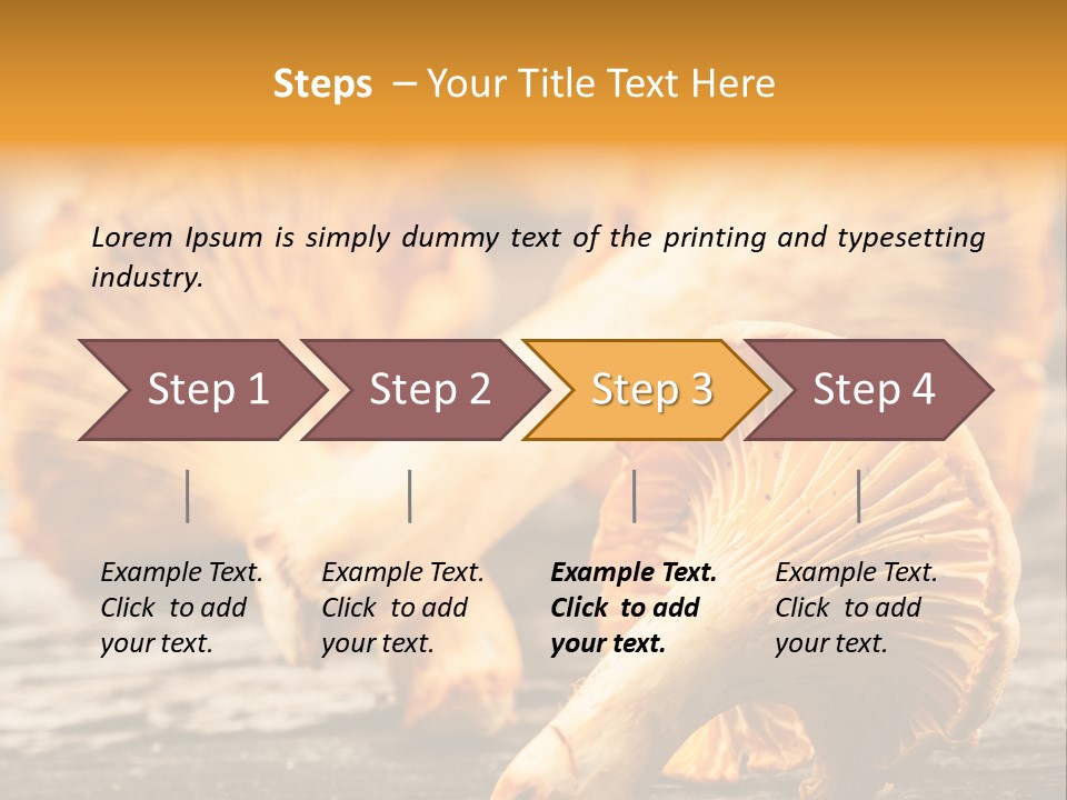 Wild Yellow Horizontal PowerPoint Template