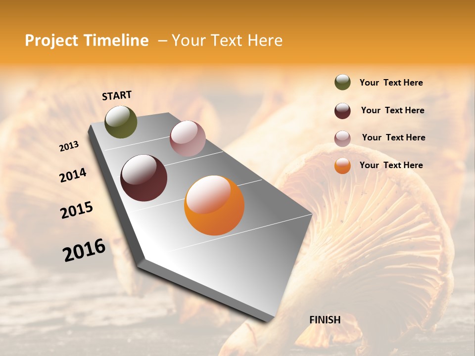 Wild Yellow Horizontal PowerPoint Template