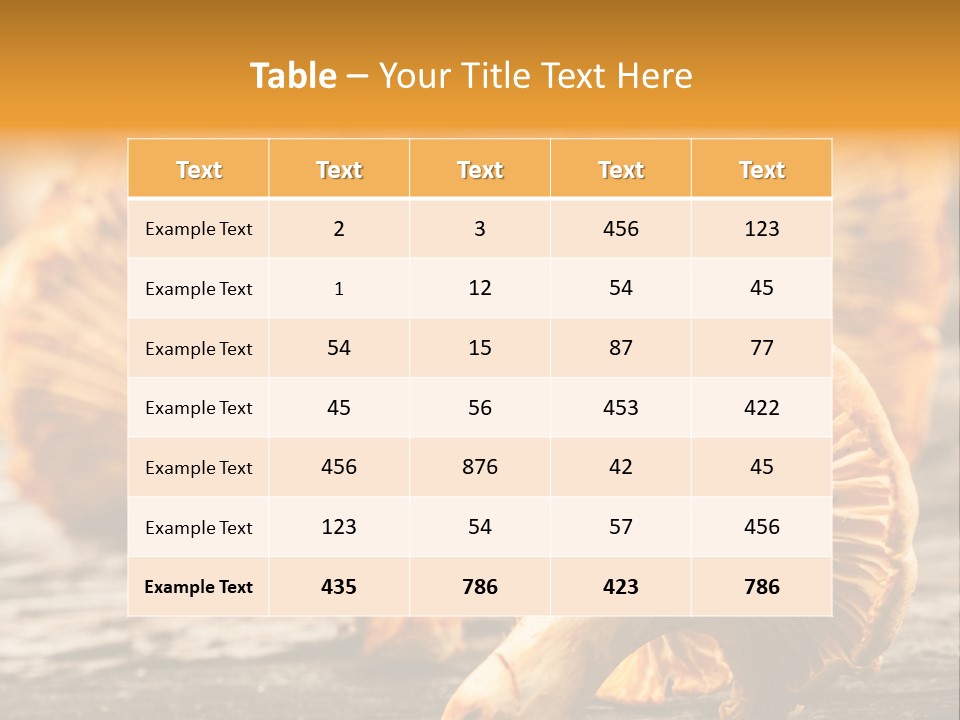 Wild Yellow Horizontal PowerPoint Template