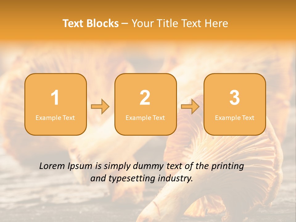 Wild Yellow Horizontal PowerPoint Template