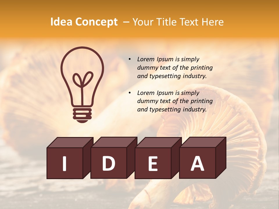 Wild Yellow Horizontal PowerPoint Template