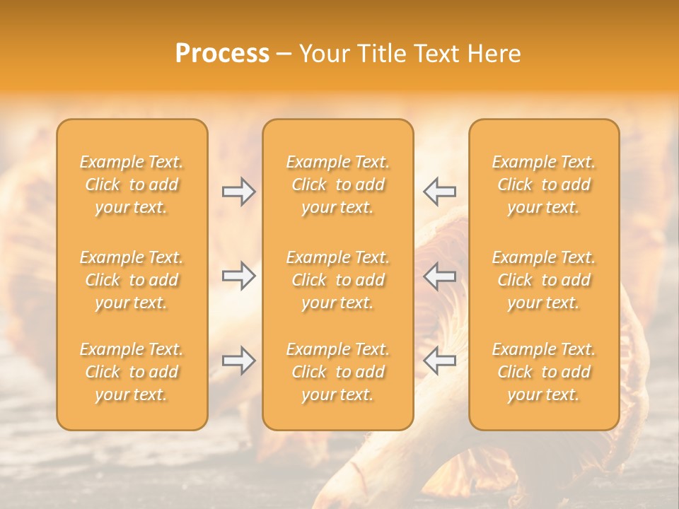 Wild Yellow Horizontal PowerPoint Template