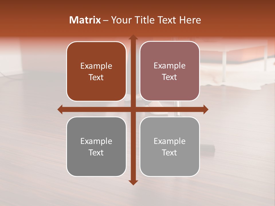 Redhaired Modern Woman PowerPoint Template