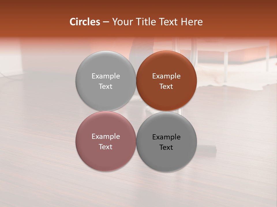 Redhaired Modern Woman PowerPoint Template