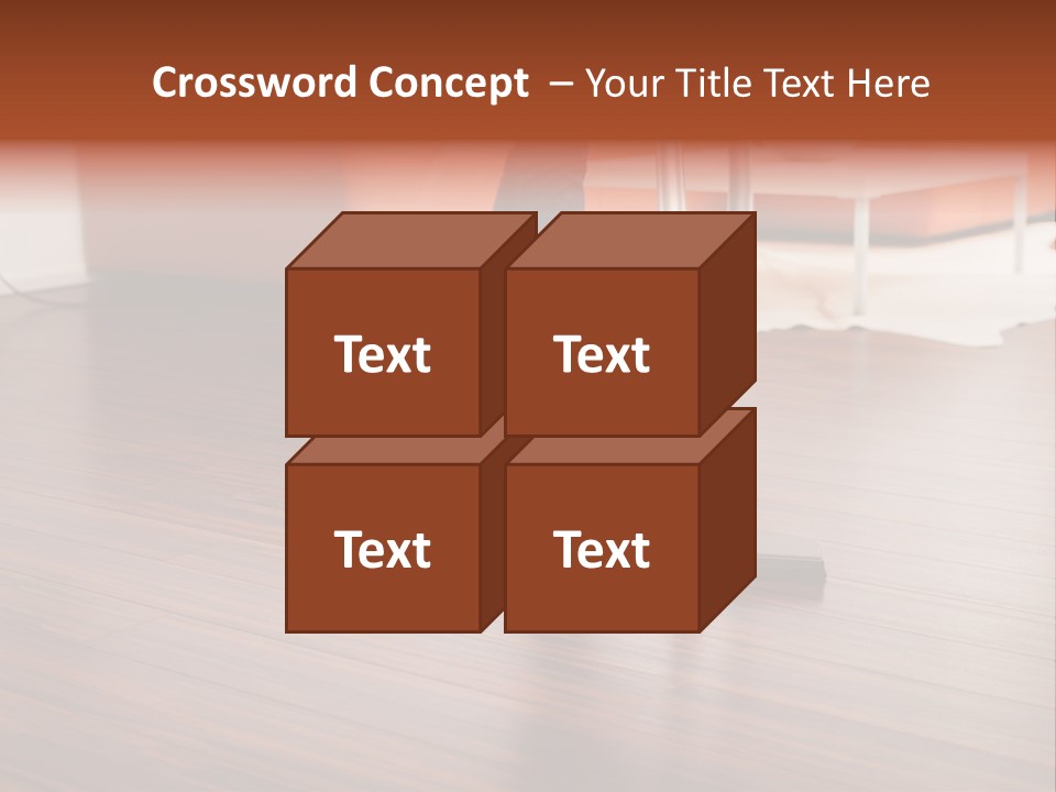 Redhaired Modern Woman PowerPoint Template