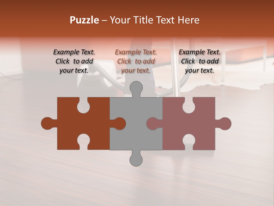 Redhaired Modern Woman PowerPoint Template