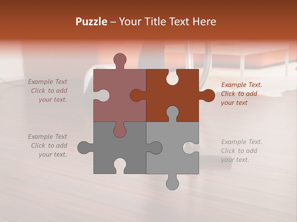 Redhaired Modern Woman PowerPoint Template