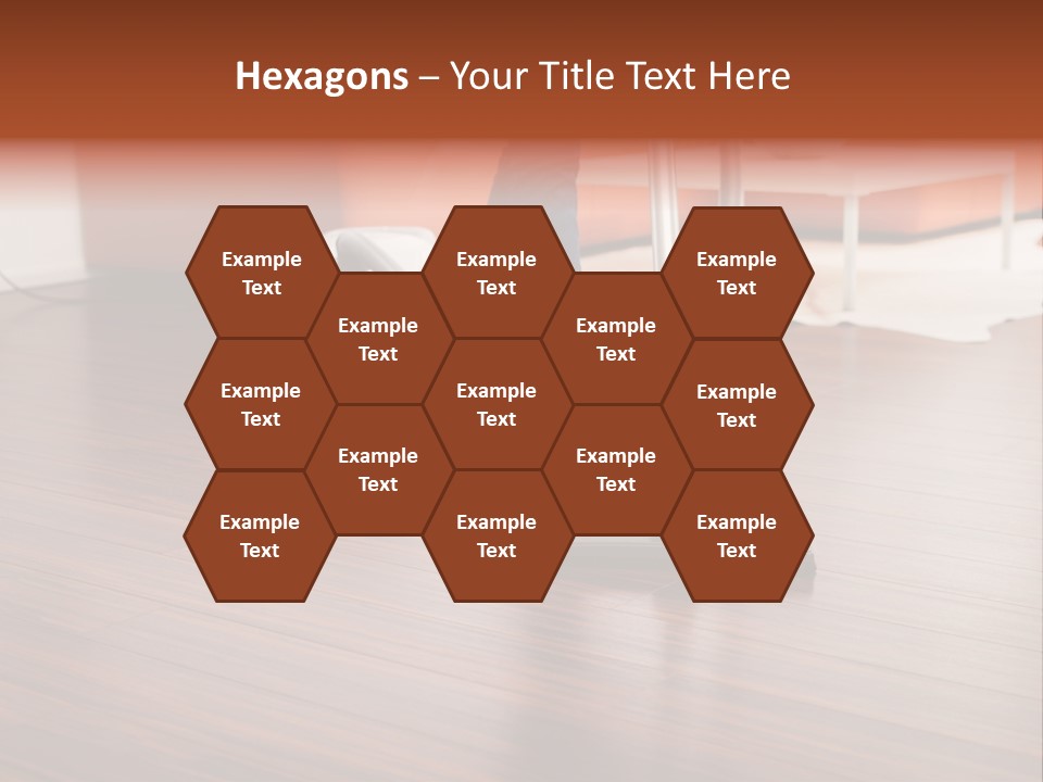 Redhaired Modern Woman PowerPoint Template