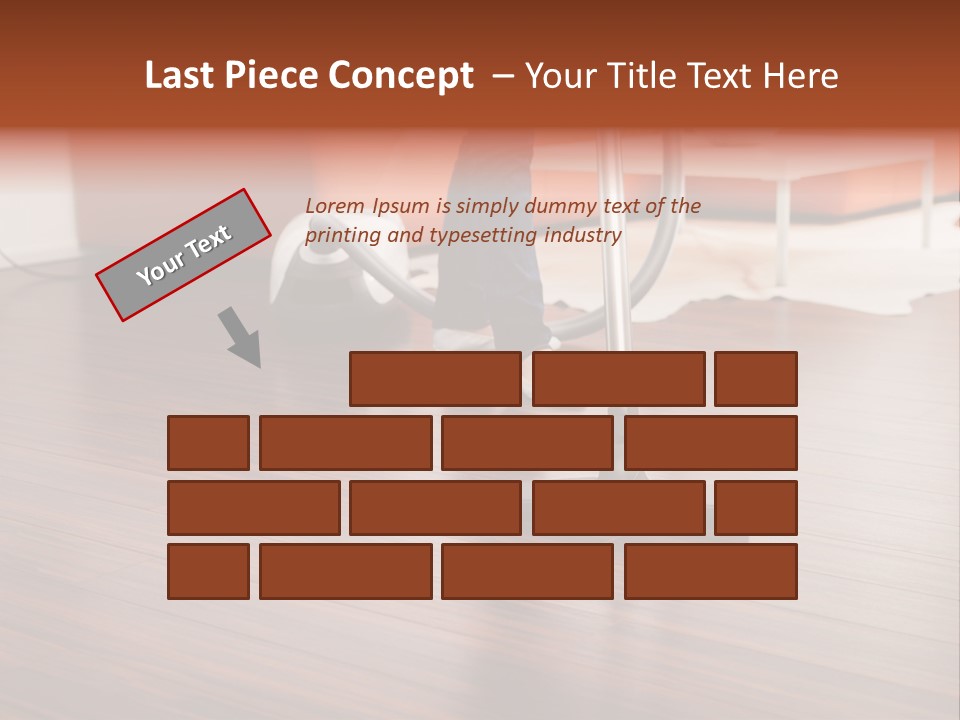 Redhaired Modern Woman PowerPoint Template