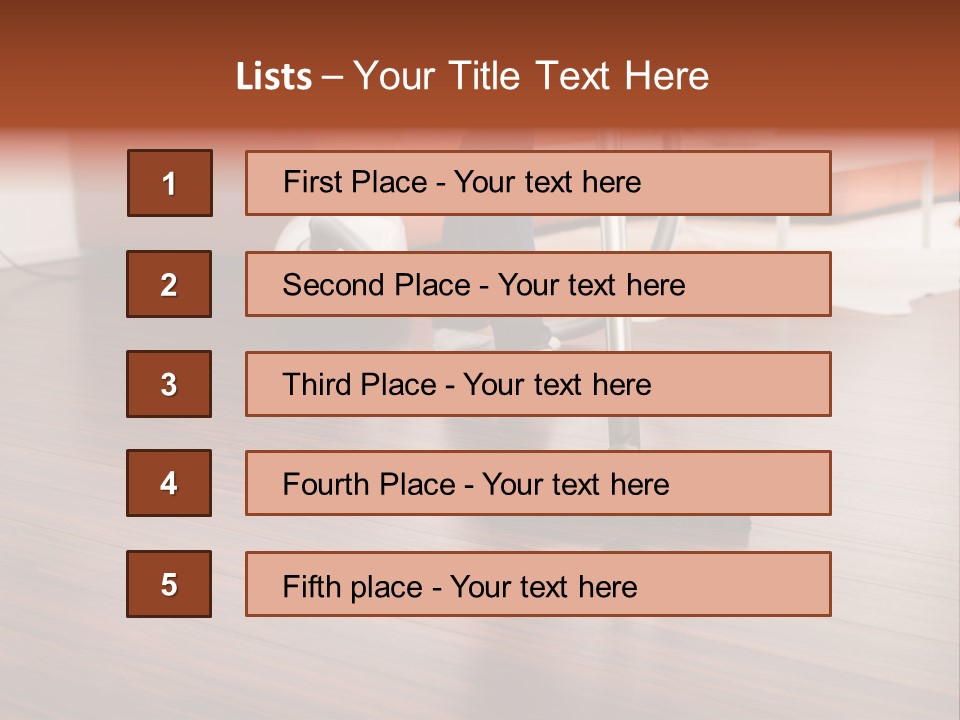 Redhaired Modern Woman PowerPoint Template
