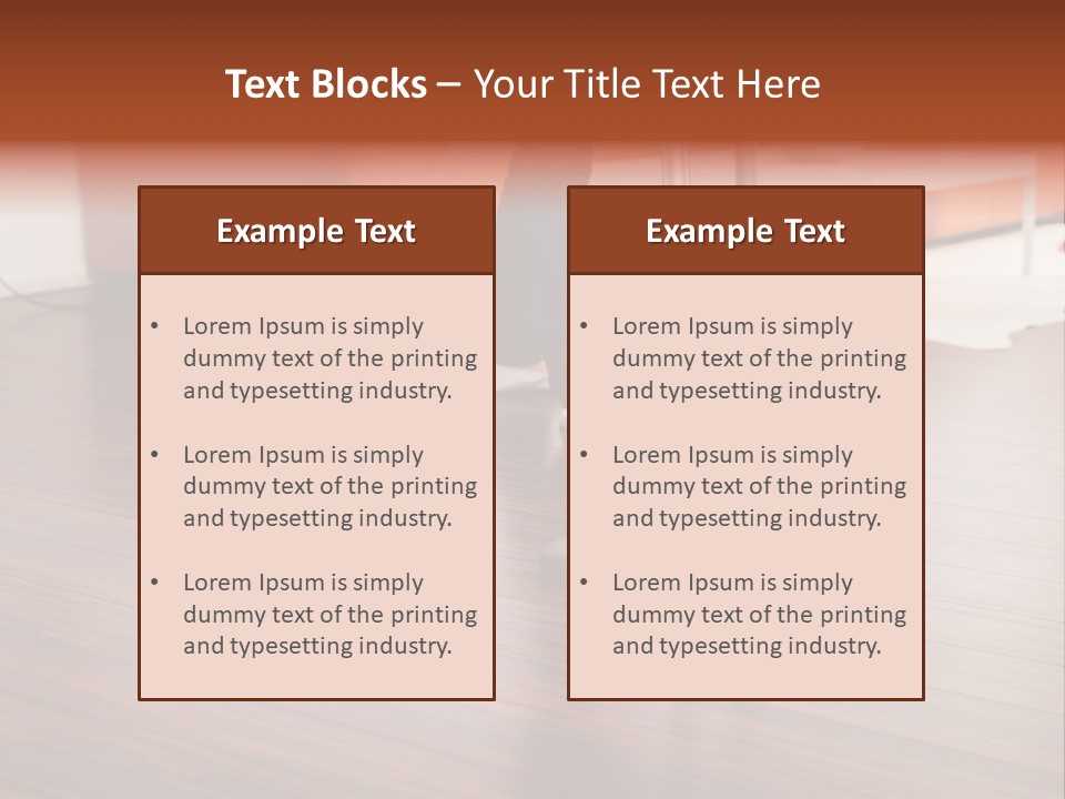 Redhaired Modern Woman PowerPoint Template
