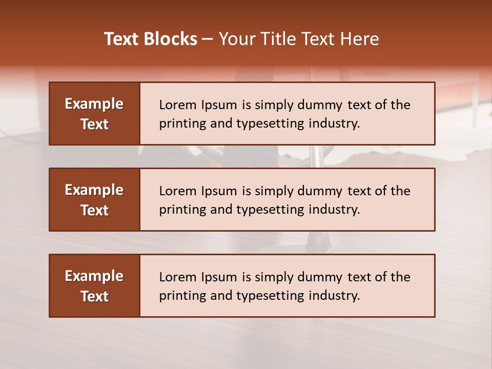 Redhaired Modern Woman PowerPoint Template