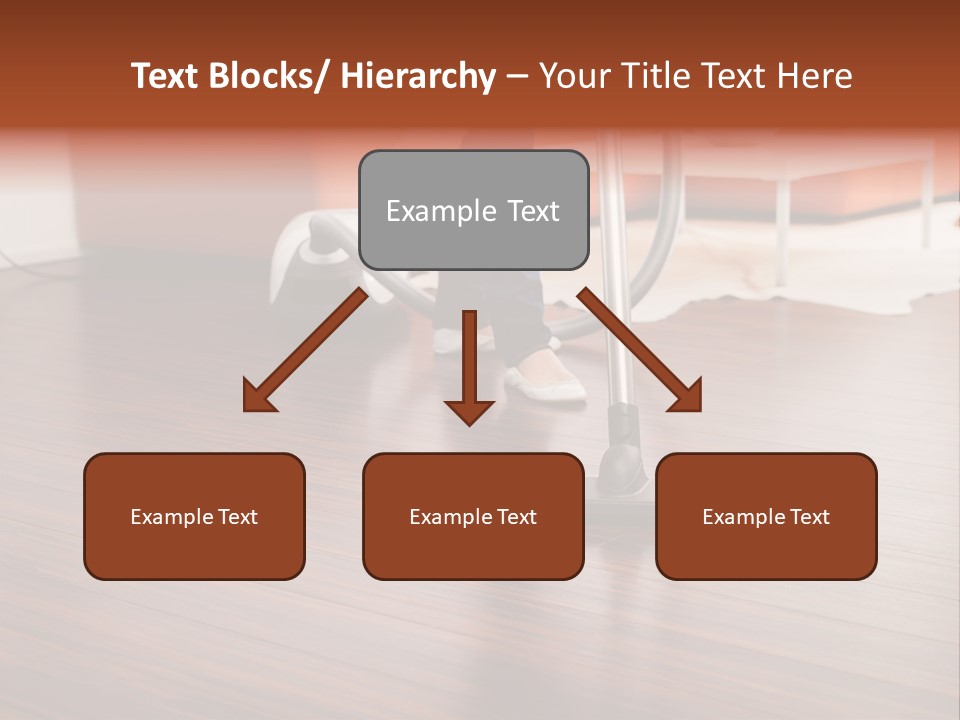 Redhaired Modern Woman PowerPoint Template