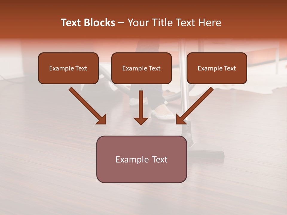 Redhaired Modern Woman PowerPoint Template