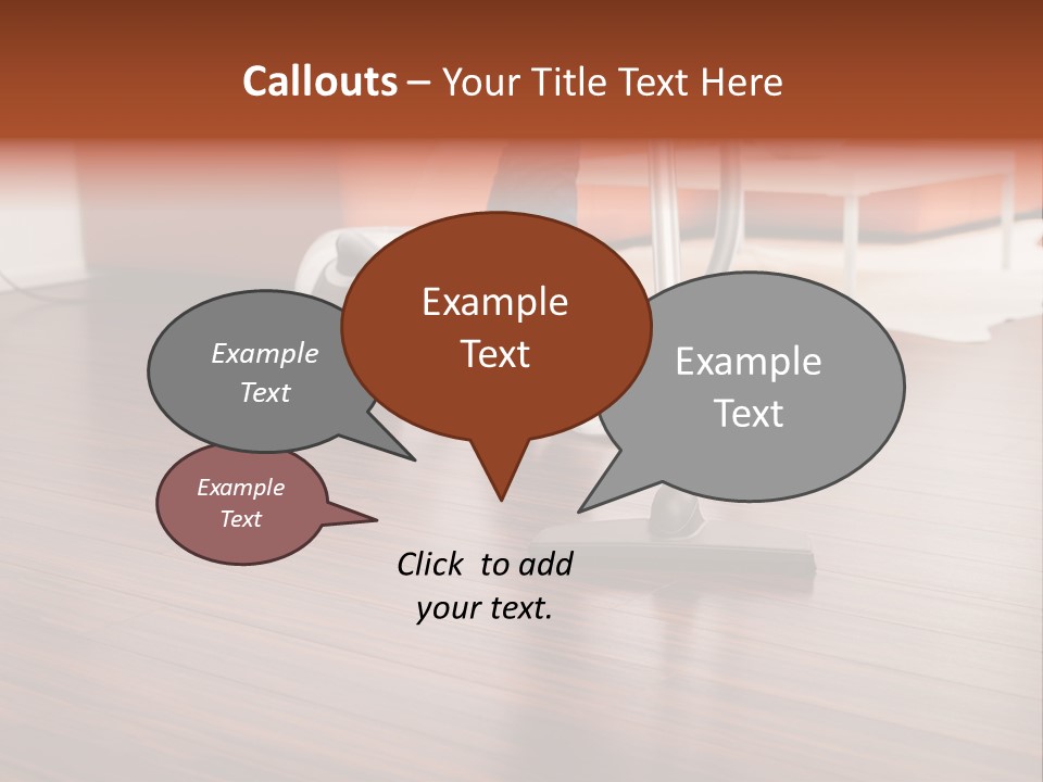 Redhaired Modern Woman PowerPoint Template