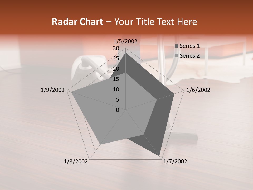 Redhaired Modern Woman PowerPoint Template