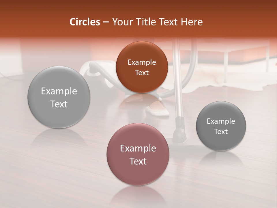 Redhaired Modern Woman PowerPoint Template