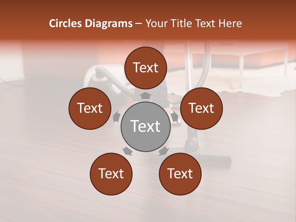 Redhaired Modern Woman PowerPoint Template