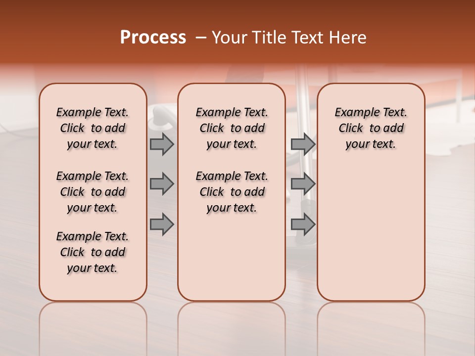 Redhaired Modern Woman PowerPoint Template