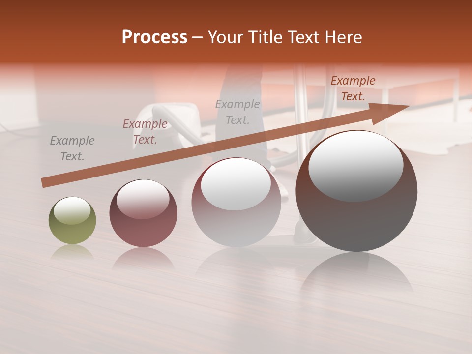 Redhaired Modern Woman PowerPoint Template