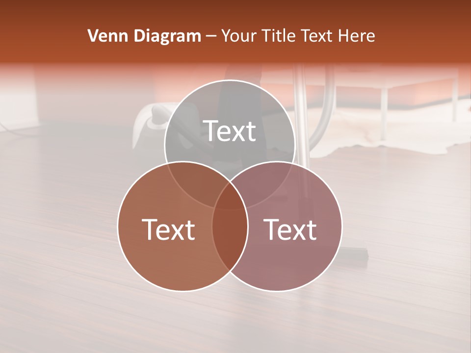 Redhaired Modern Woman PowerPoint Template