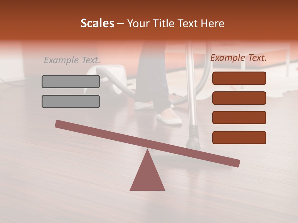 Redhaired Modern Woman PowerPoint Template