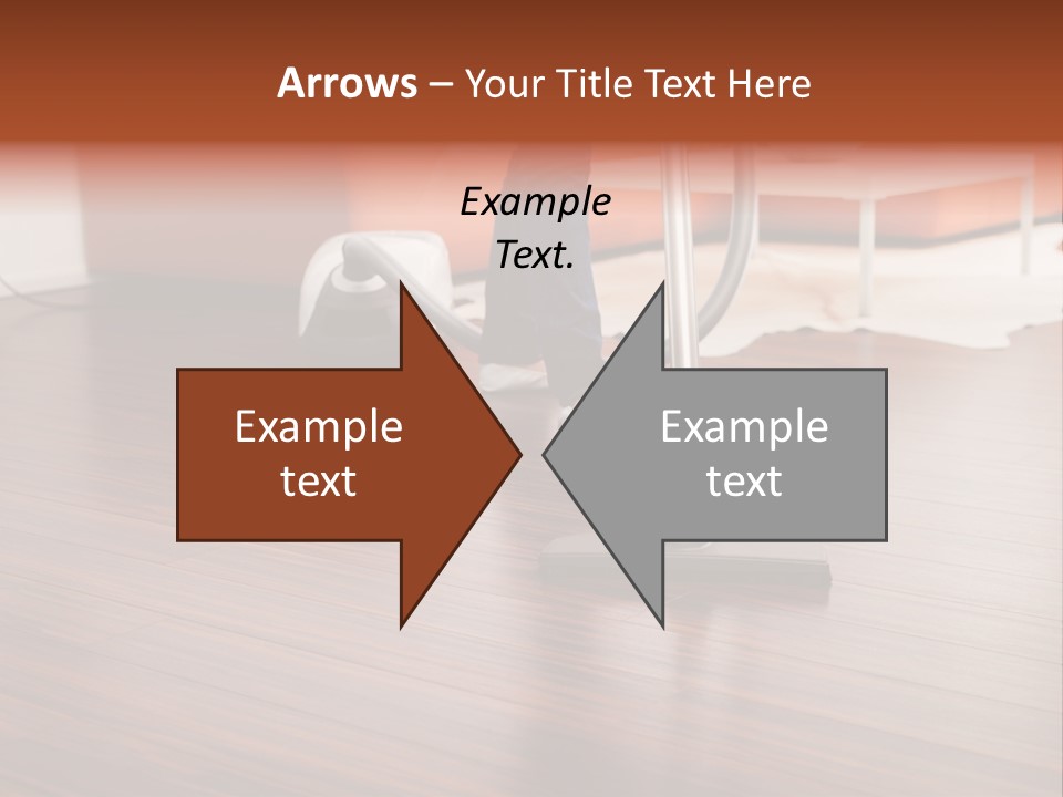 Redhaired Modern Woman PowerPoint Template