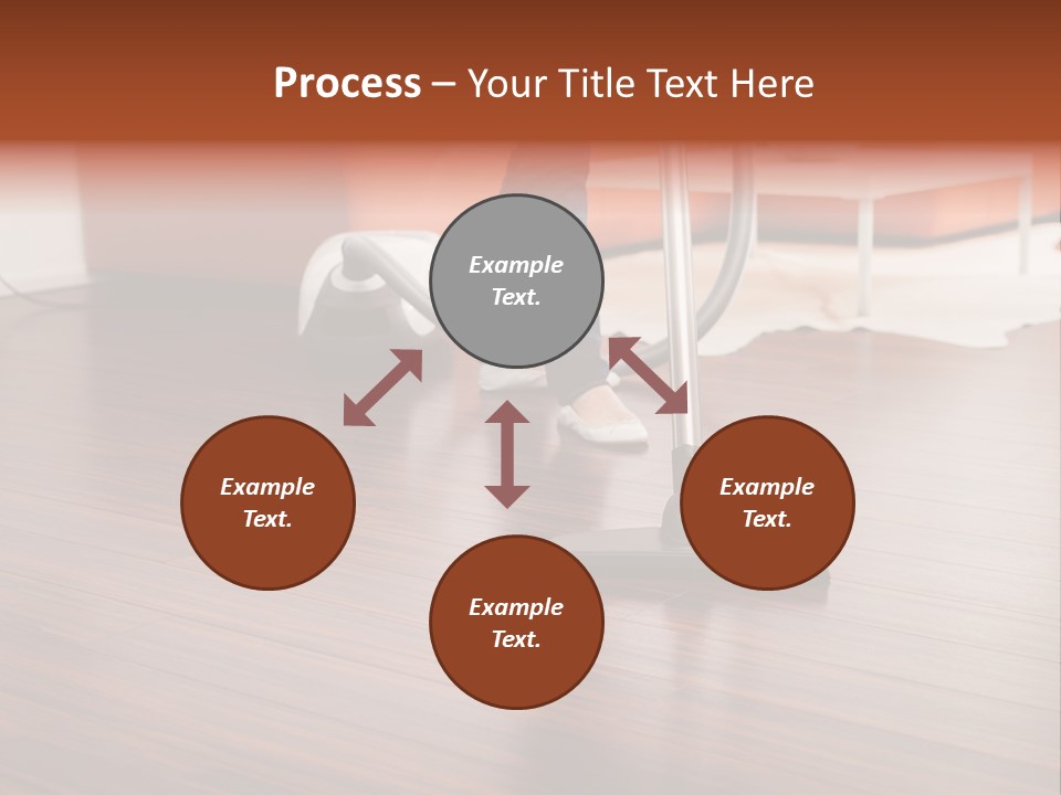 Redhaired Modern Woman PowerPoint Template