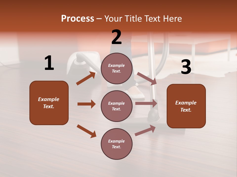 Redhaired Modern Woman PowerPoint Template