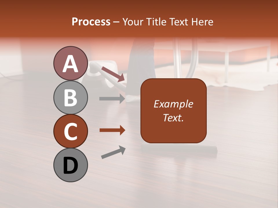 Redhaired Modern Woman PowerPoint Template