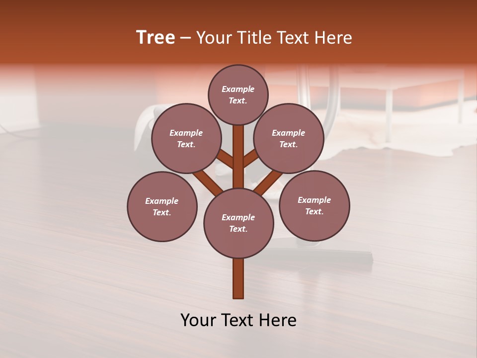 Redhaired Modern Woman PowerPoint Template