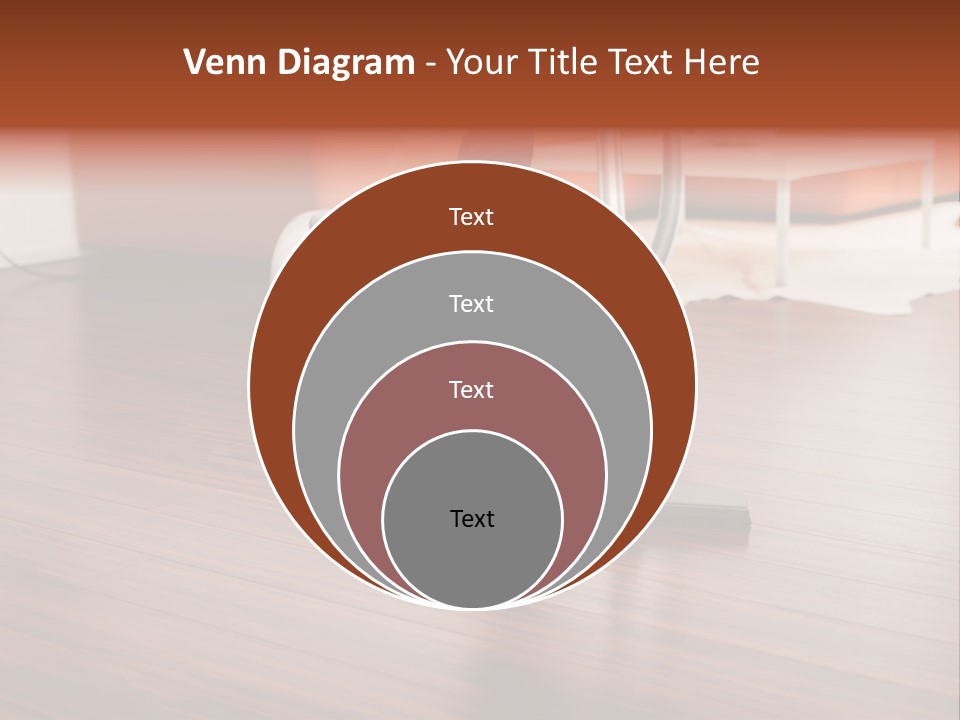 Redhaired Modern Woman PowerPoint Template