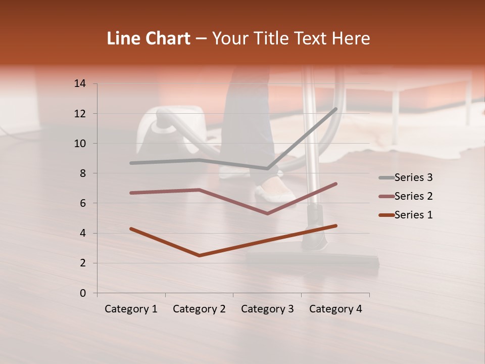 Redhaired Modern Woman PowerPoint Template