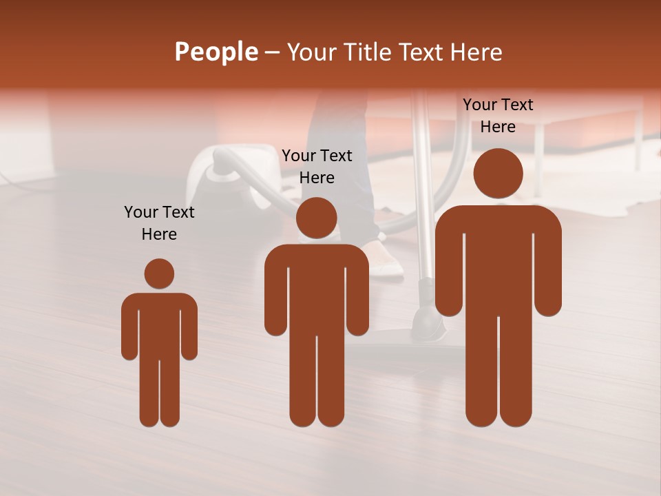 Redhaired Modern Woman PowerPoint Template