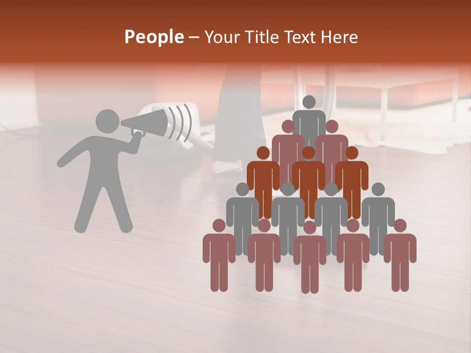 Redhaired Modern Woman PowerPoint Template