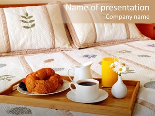 Hotel Furnishings Serve PowerPoint Template