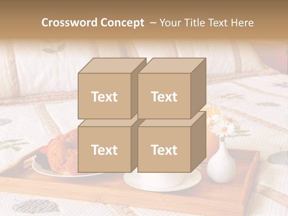 Hotel Furnishings Serve PowerPoint Template